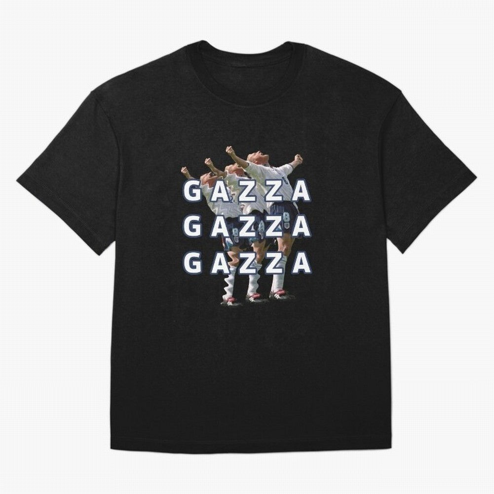 Gazza England Celebration Euro 96 Classic T-Shirt Upgrade FIFA World Cup 2026 USA Canada Mexico for Fans of Messi, Neymar and Mbappe and Argentina, Bringing Championship Spirit, Famous Goals, Roaring Crowds and International Football Unity; Perfect
