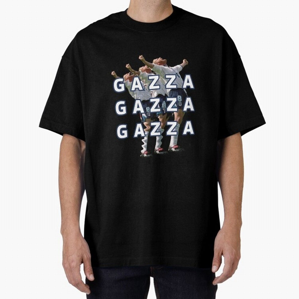 Gazza England Celebration Euro 96 Classic T-Shirt Upgrade FIFA World Cup 2026 USA Canada Mexico for Fans of Messi, Neymar and Mbappe and Argentina, Bringing Championship Spirit, Famous Goals, Roaring Crowds and International Football Unity; Perfect
