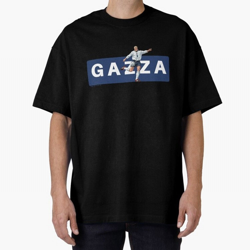 Gazza England Retro T-shirt Classic T-Shirt Show Love for Legendary Goals in the FIFA World Cup 2026 Group Stage Journey through Messi and Cristiano Ronaldo Highlights, Argentina, France and Brazil Pride, Global Supporter Spirit, Legendary Goals,