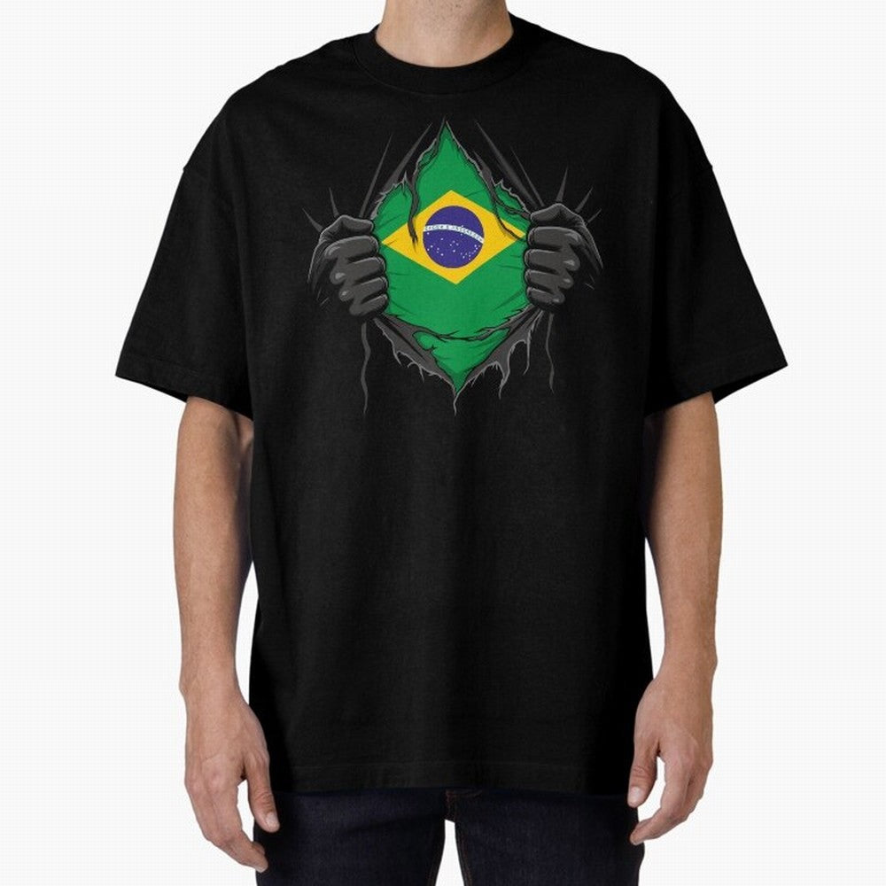 Brazil Flag - National Team Fans Classic T-Shirt Back Your Heroes with FIFA World Cup 2026 Group Stage for Fans of Messi, Neymar and Mbappe and Netherlands, Bringing Soccer Culture, Superstar Moments, National Team Dreams and Competitive Fire;