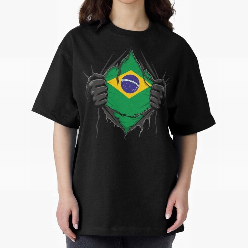 Brazil Flag - National Team Fans Classic T-Shirt Back Your Heroes with FIFA World Cup 2026 Group Stage for Fans of Messi, Neymar and Mbappe and Netherlands, Bringing Soccer Culture, Superstar Moments, National Team Dreams and Competitive Fire;
