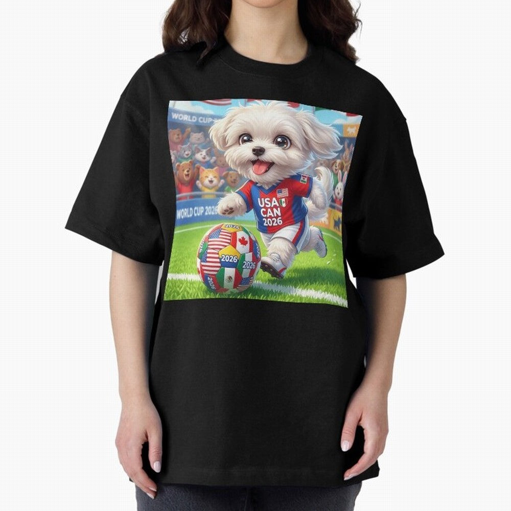 Cute Maltese Soccer Star - FIFA 2026 World Cup Edition Classic T-Shirt Bring a Champion Mindset to FIFA World Cup 2026 USA Canada Mexico Featuring Neymar, Argentina and Brazil Energy, Game Day Rituals, Football Legends, Country Pride and the Road