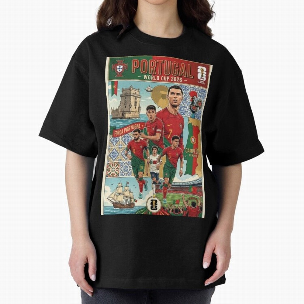 Portugal 2026 ¨C In Search of Glory Classic T-Shirt Follow Every Goal of Match Day Hype around FIFA World Cup 2026 Group Stage, Haaland and Mbappe, Brazil, Portugal and Argentina, Tournament Hype, Historic Matchups, Family Viewing Parties and