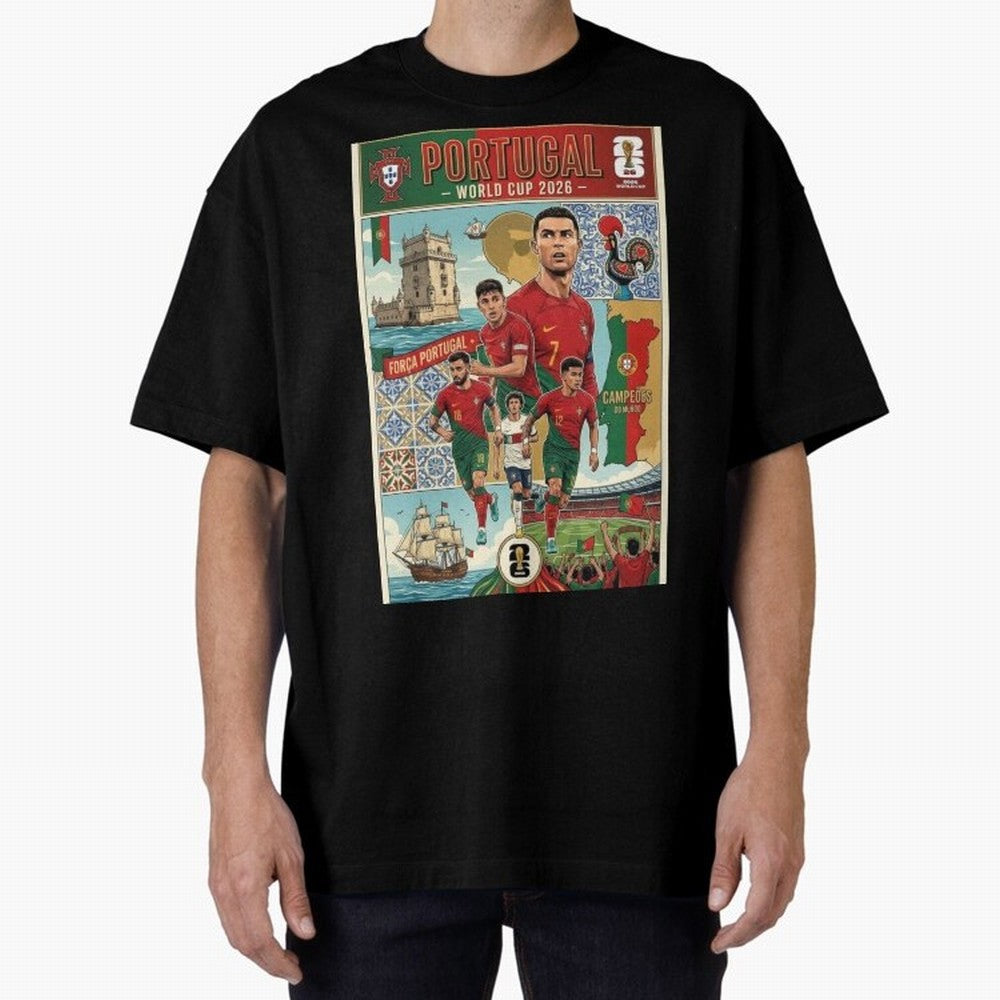 Portugal 2026 ¨C In Search of Glory Classic T-Shirt Follow Every Goal of Match Day Hype around FIFA World Cup 2026 Group Stage, Haaland and Mbappe, Brazil, Portugal and Argentina, Tournament Hype, Historic Matchups, Family Viewing Parties and