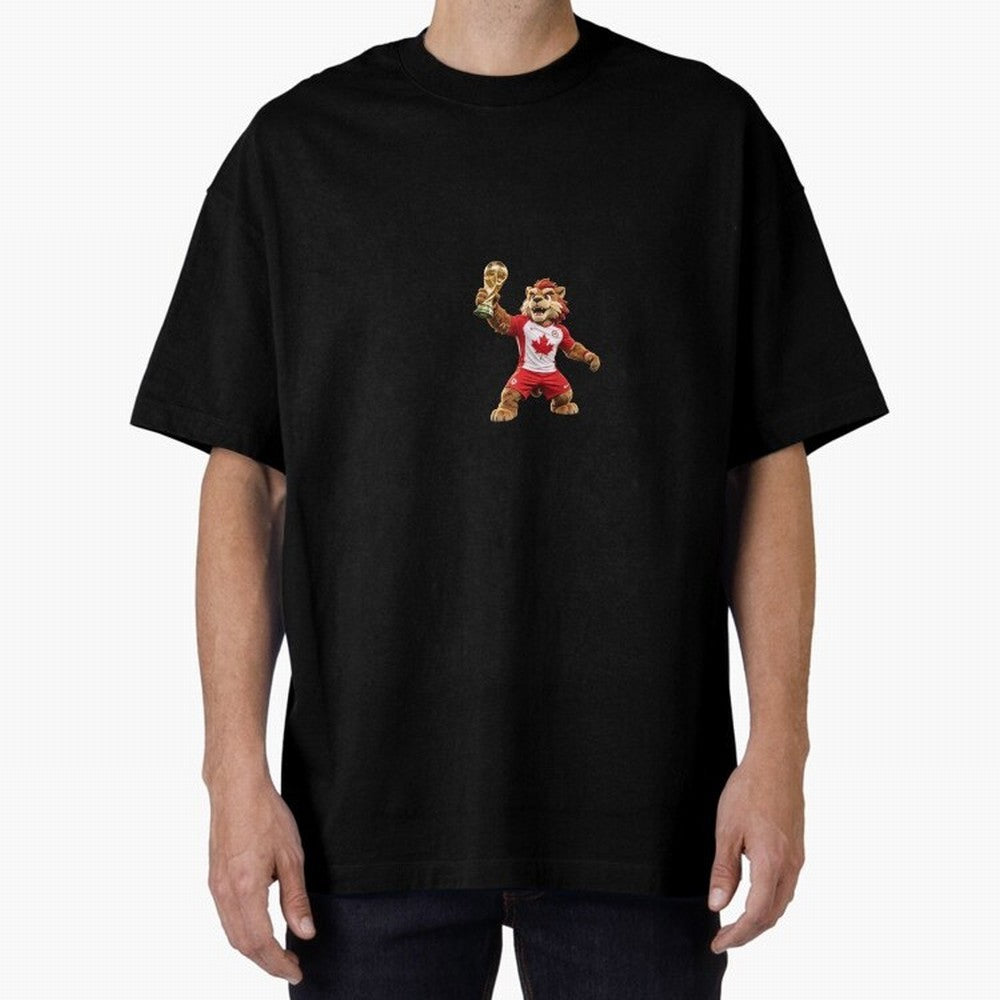 Canada Soccer Mascot Champion - Canadian Football Victory Trophy 2026 Classic T-Shirt Support Iconic Players in FIFA World Cup 2026 Spirit, Made for Argentina, Messi and Cristiano Ronaldo, Retro Football Energy, Iconic Rivalries, Trophy Chase Drama