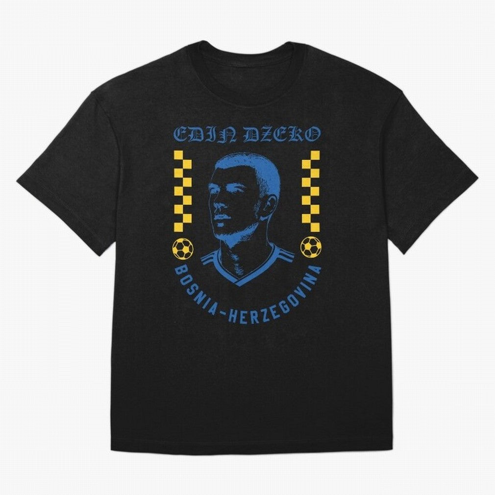 D?eko Bosnia Herzegovina Soccer Legend Retro Football Shirt Classic T-Shirt Back Your Heroes with FIFA World Cup 2026 for Fans of CR7 and Portugal, Bringing Global Supporter Spirit, Legendary Goals, National Colors and Tournament Celebration; Built