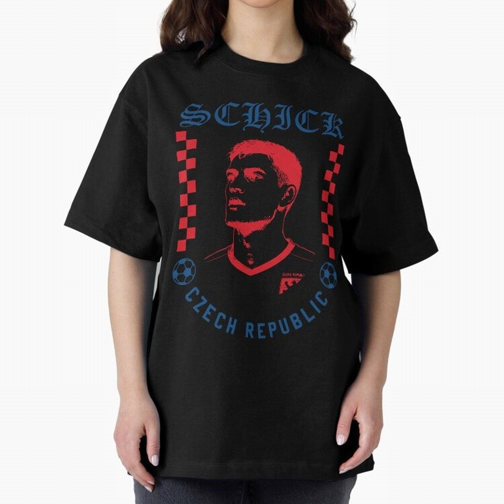 Schick Czech Republic Soccer Legend Retro Football Graphic Classic T-Shirt Bring FIFA World Cup 2026 Group Stage Filled with Cristiano Ronaldo, Haaland and CR7, Brazil, Portugal and Argentina Energy, Stadium Memories, Football Loyalty,