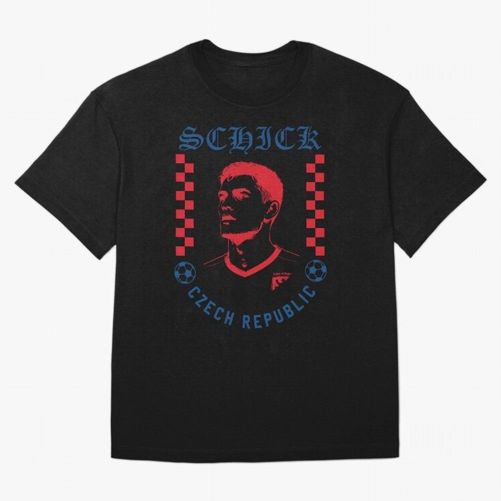 Schick Czech Republic Soccer Legend Retro Football Graphic Classic T-Shirt Bring FIFA World Cup 2026 Group Stage Filled with Cristiano Ronaldo, Haaland and CR7, Brazil, Portugal and Argentina Energy, Stadium Memories, Football Loyalty,
