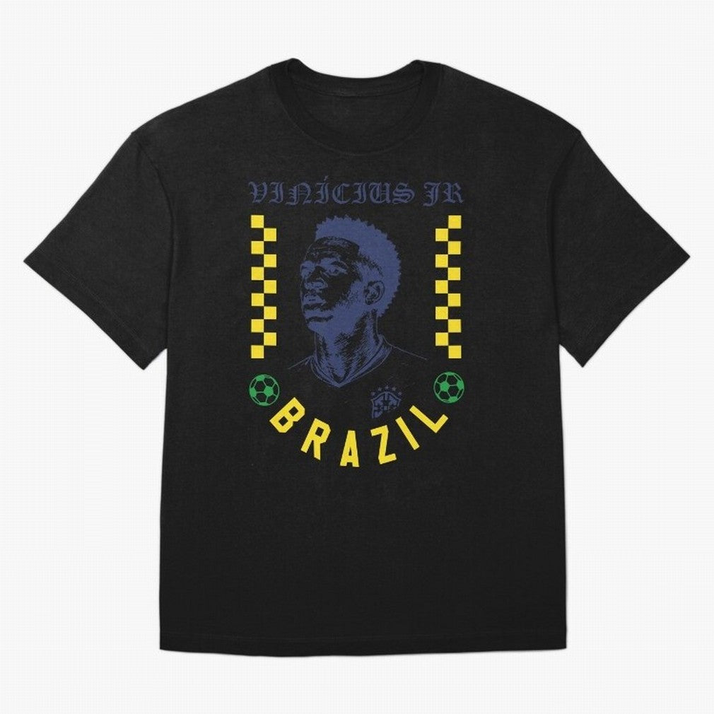 Vin¨ªcius Jr Brazil Soccer Legend Retro Football Fan Design Classic T-Shirt Live for the Drama of Global Football Passion for FIFA World Cup 2026, Driven by Neymar, France, Worldwide Fan Energy, Dramatic Goals, Stadium Lights and Championship