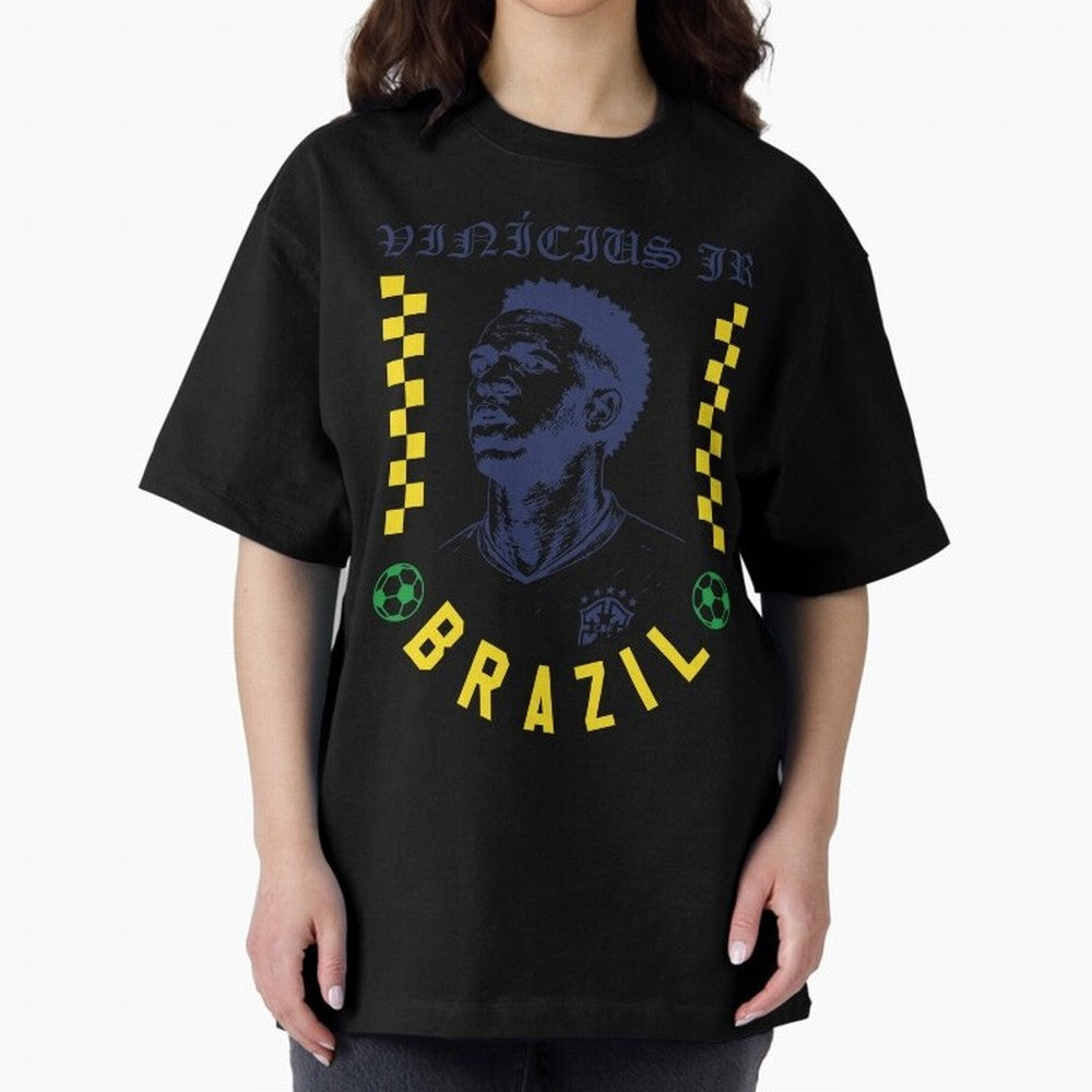 Vin¨ªcius Jr Brazil Soccer Legend Retro Football Fan Design Classic T-Shirt Live for the Drama of Global Football Passion for FIFA World Cup 2026, Driven by Neymar, France, Worldwide Fan Energy, Dramatic Goals, Stadium Lights and Championship