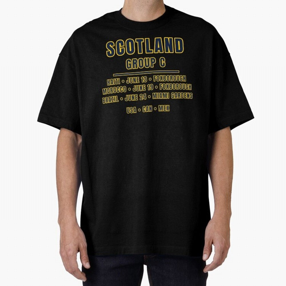 Scotland World Cup 2026 Fixtures T-Shirt ¨C Group C Football Shirt Classic T-Shirt Spotlight Match Day Hype around FIFA World Cup 2026, Haaland, Germany, Match Day Excitement, Supporter Culture, Golden Goals and Global Football Passion; Perfect for