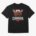 Canada Moose Sports Logo T-Shirt ¨C Canadian Flag Maple Leaf Emblem | 2026 World Cup Supporter Classic T-Shirt Celebrate Supporters United by FIFA World Cup 2026 USA Canada Mexico Highlighting Mbappe and Neymar, Argentina Energy, Game Day Rituals,