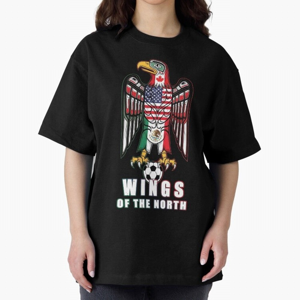 Eagle of the Americas - United Wings 2026 Classic T-Shirt Carry the Colors and Pride of FIFA World Cup 2026 USA Canada Mexico for Fans of Mbappe and England and Germany, Bringing Football Passion, Legendary Performances, Festival Vibes and