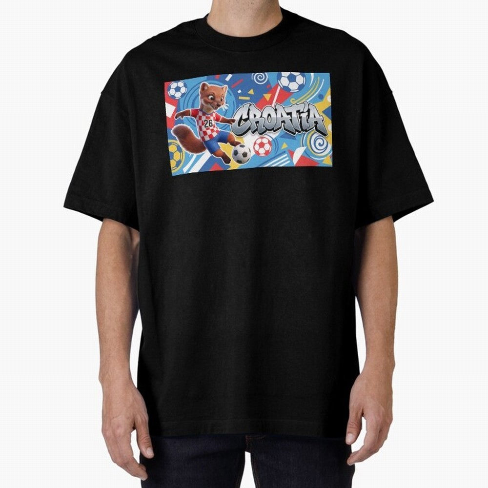 World Cup 2026 Croatia Soccer Team Fan Art Classic T-Shirt Cheer through Every Moment of the FIFA World Cup 2026 USA Canada Mexico Journey through Mbappe and Neymar Highlights, Spain and Netherlands Pride, Retro Football Energy, Iconic Rivalries,