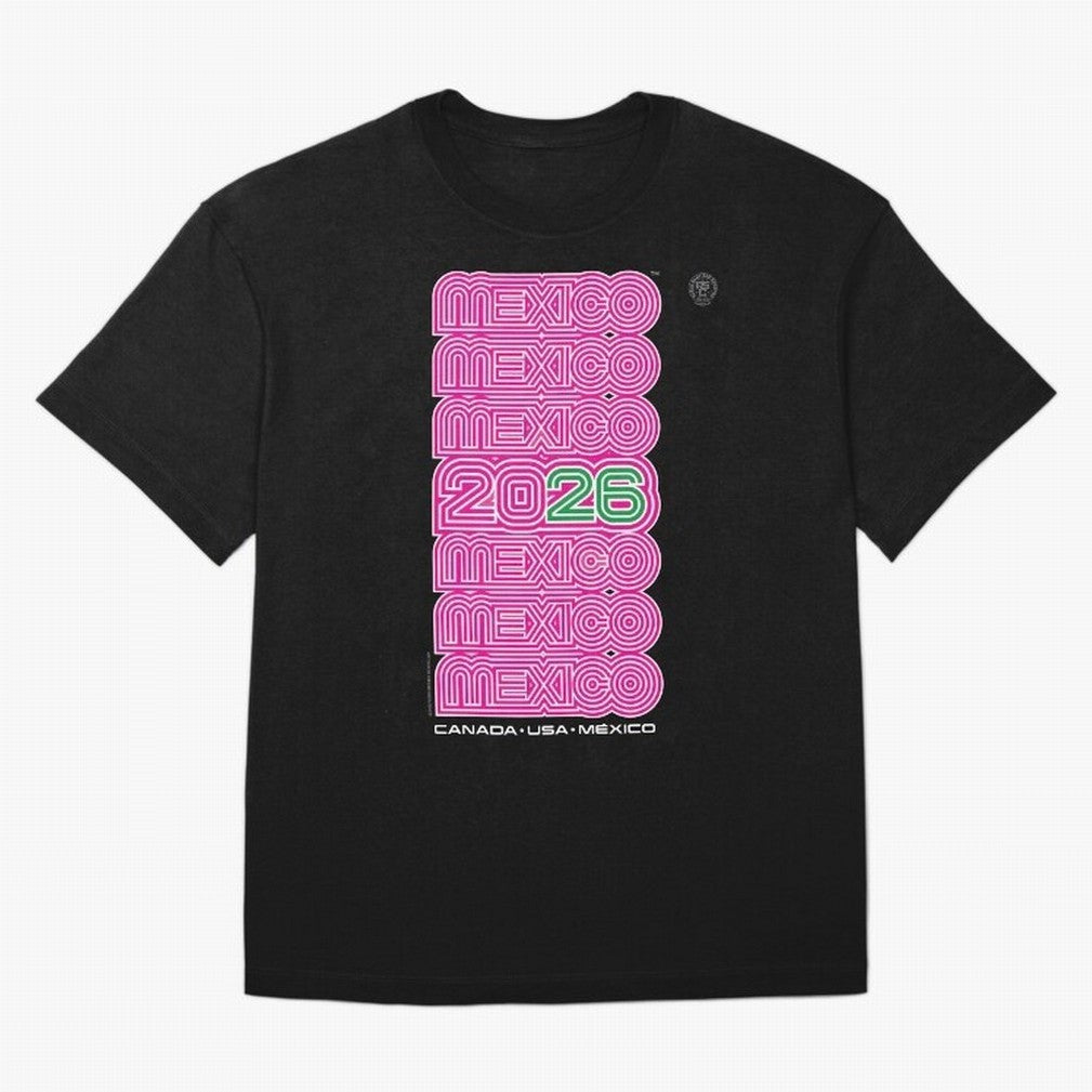 Mexico Retro Soccer 26 ¨C Canada USA Mexico 26¨C Bold Vintage Typography Oversized T-Shirt Honor Football Greatness during Match Day Hype around FIFA World Cup 2026, Haaland and Mbappe, Argentina and Brazil, Fan Favorite Moments, National Team