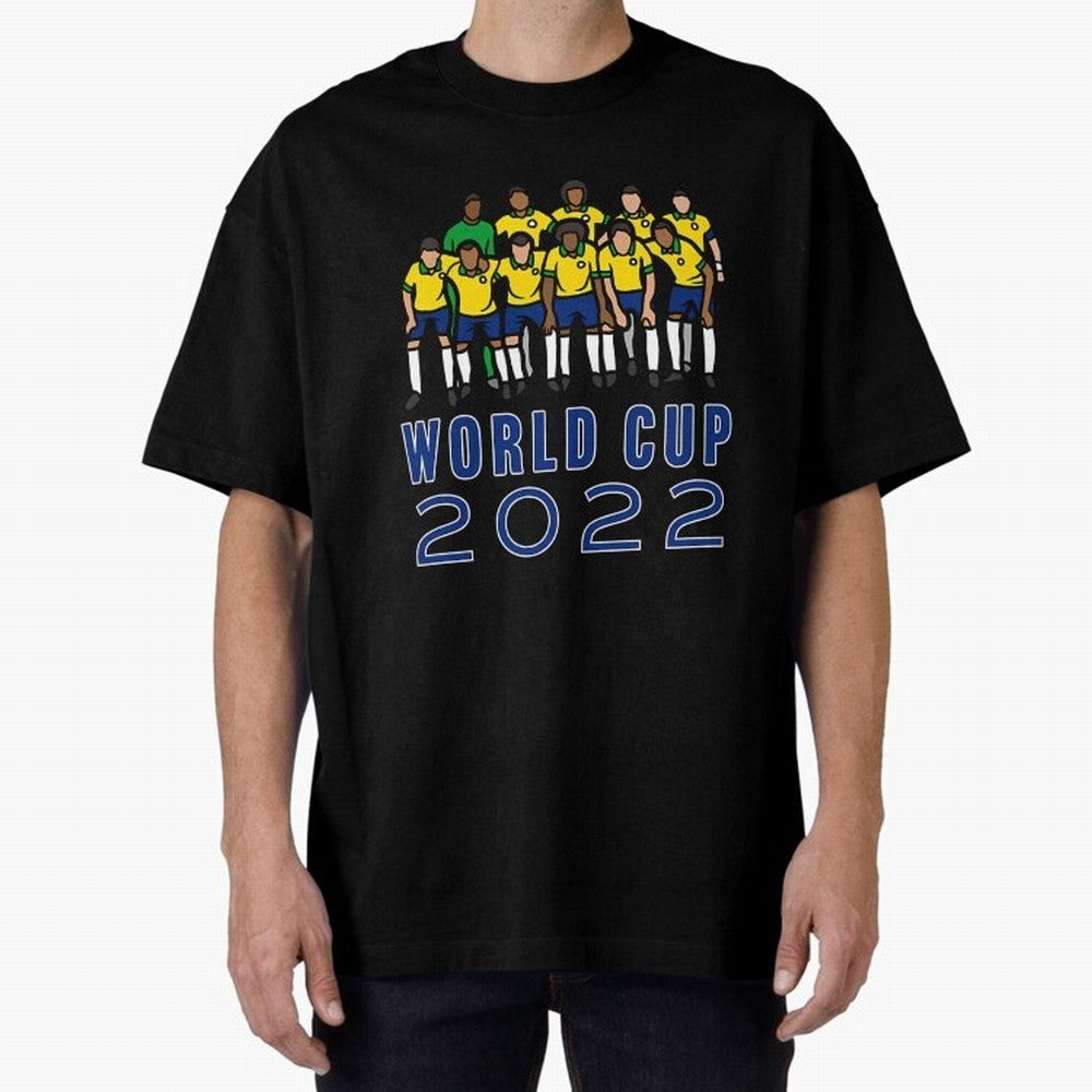 World Cup 2022 Oversized T-Shirt Represent Football Lovers during FIFA World Cup 2026 Connected to CR7, Netherlands Energy, Classic Soccer Heritage, Championship Pressure, Fan Loyalty and International Pride; Great for Watch Parties, Sports Bars,