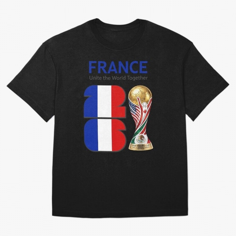 World Cup 2026, IMG 030, FRANCE 001 Oversized T-Shirt Show Your Tournament Heart for FIFA World Cup 2026 Driven by Cristiano Ronaldo, Haaland and CR7, Spain and Netherlands Energy, Classic Soccer Heritage, Championship Pressure, Fan Loyalty and