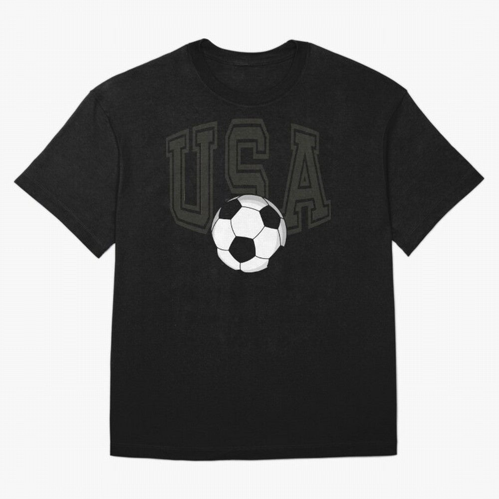 USA soccer ball American world cup 2026 fan Oversized T-Shirt Celebrate Fan Culture around Global Football Passion for FIFA World Cup 2026 Group Stage, Capturing Messi and Cristiano Ronaldo, Argentina, France and Brazil, Game Day Rituals, Football
