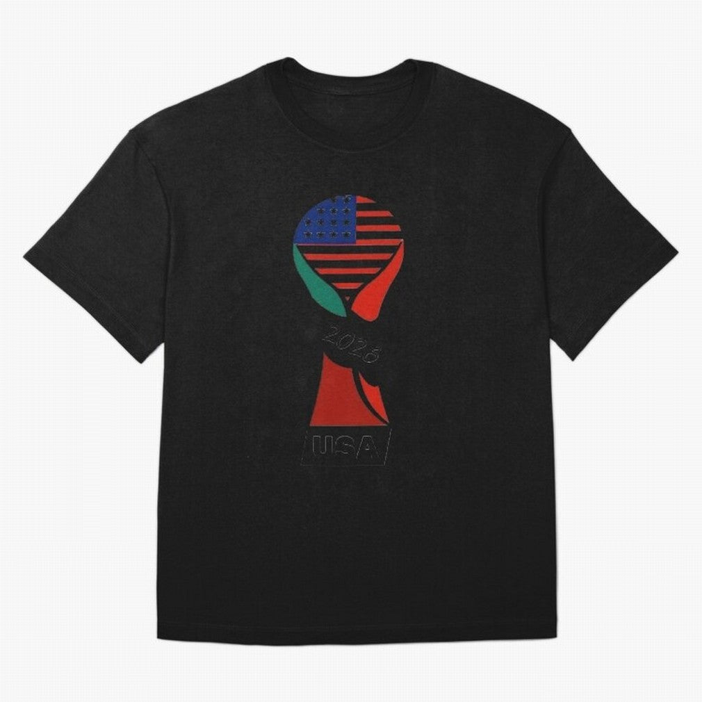 T-shirt usa FIFA world 2026 Oversized T-Shirt Celebrate Global Passion for Global Football Passion for FIFA World Cup 2026 Group Stage, Celebrating CR7 and Messi, France and Portugal, Football Festival Excitement, Trophy Ambitions, Country