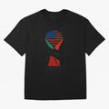 T-shirt usa FIFA world 2026 Oversized T-Shirt Celebrate Global Passion for Global Football Passion for FIFA World Cup 2026 Group Stage, Celebrating CR7 and Messi, France and Portugal, Football Festival Excitement, Trophy Ambitions, Country
