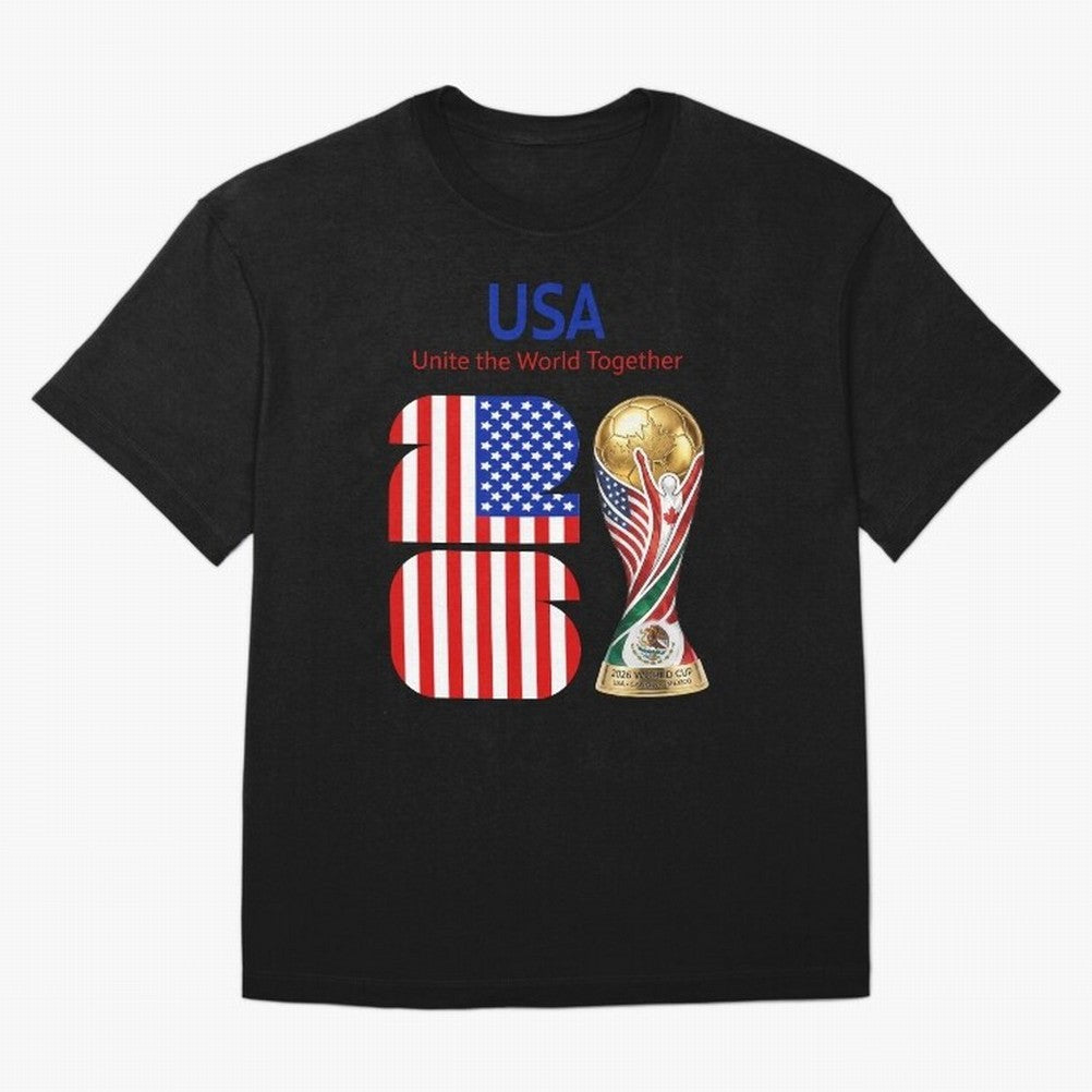 World Cup 2026, IMG 020, USA 001 Oversized T-Shirt Remember Iconic Moments from FIFA World Cup 2026 Filled with Neymar, Brazil Energy, Global Supporter Spirit, Legendary Goals, National Colors and Tournament Celebration; Built for Supporters