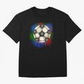 Football soccer Oversized T-Shirt Celebrate Football Heritage in FIFA World Cup 2026 for Fans of Neymar and Argentina, France and Brazil, Bringing Football Passion, Legendary Performances, Festival Vibes and Supporter Community; Ideal for Fans Who