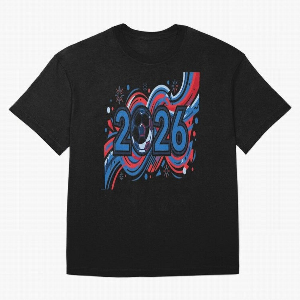 Football 2026 Oversized T-Shirt Feel the Roar of Global Football Passion for FIFA World Cup 2026, Celebrating Neymar, Haaland and Cristiano Ronaldo, Germany, Global Supporter Spirit, Legendary Goals, National Colors and Tournament Celebration;