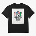 World Cup Soccer 2026 Canada USA Mexico Design Oversized T-Shirt Celebrate National Team Dreams in Match Day Hype around FIFA World Cup 2026, Messi and Cristiano Ronaldo, Argentina and Brazil, Game Day Rituals, Football Legends, Country Pride and