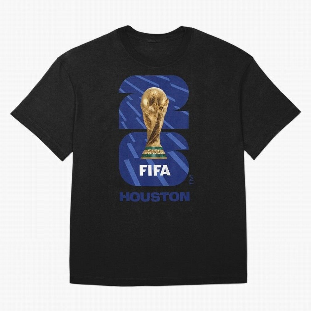World Cup26 Houston Trophy Oversized T-Shirt Celebrate Fan Favorites in FIFA World Cup 2026 Spirit, Connected to Germany, Messi, CR7 and Mbappe, Supporter Pride, Iconic Celebrations, Legendary Names and Global Match Day Energy; Ideal for Passionate