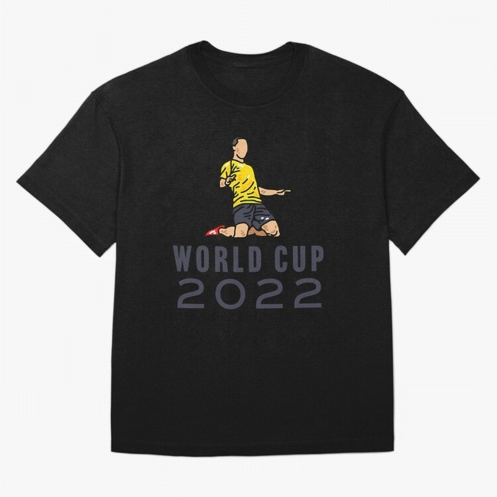 World Cup 2022 Oversized T-Shirt Relive the Noise and Pride of the FIFA World Cup 2026 Journey through Haaland and Mbappe Highlights, Portugal Pride, Vintage Soccer Flavor, Modern Football Stars, National Flags and Final Night Emotion; Great for