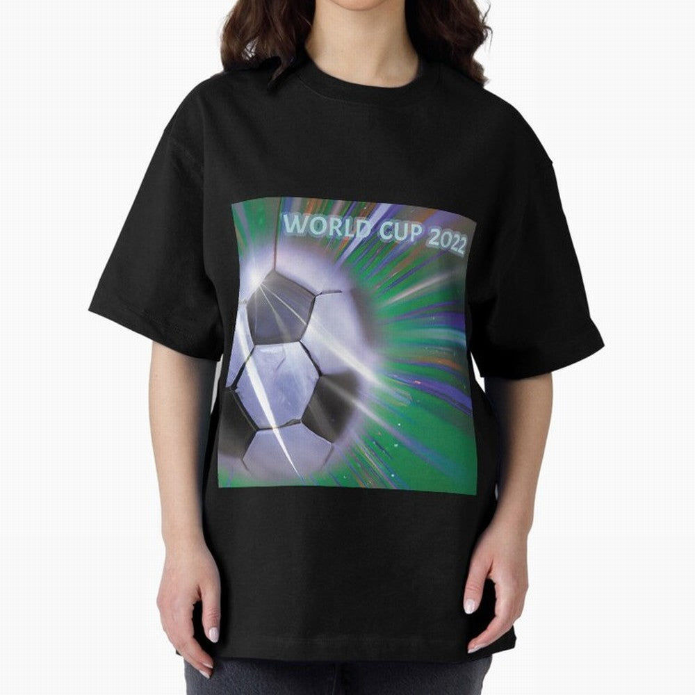 World Cup 2022 Oversized T-Shirt Make Every Match About FIFA World Cup 2026 Group Stage Spirit, Filled with Brazil, Messi, Fan Favorite Moments, National Team Passion, Big Match Drama and Soccer History; Ideal for Fans Who Follow Messi, Cristiano