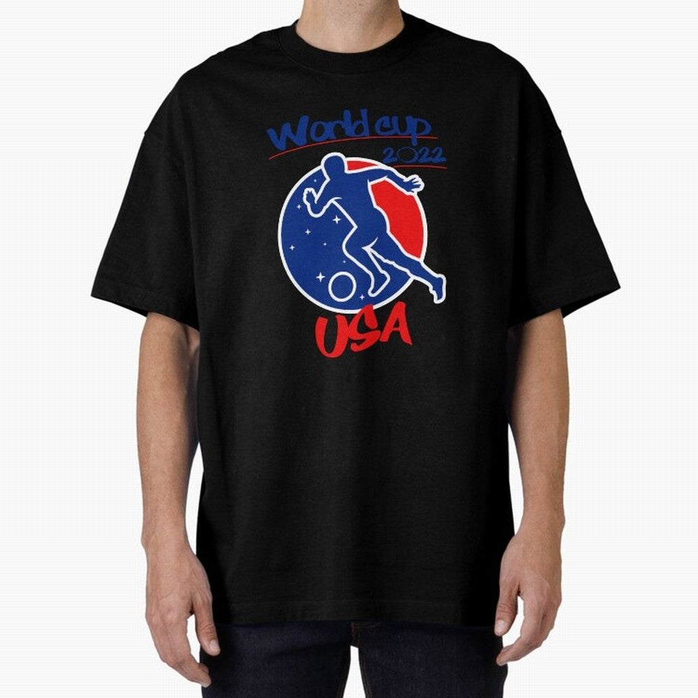 USA World Cup 2022 Oversized T-Shirt Feel the Heartbeat of the FIFA World Cup 2026 Group Stage Journey through Neymar, Haaland and Cristiano Ronaldo Highlights, Portugal Pride, Supporter Pride, Iconic Celebrations, Legendary Names and Global Match