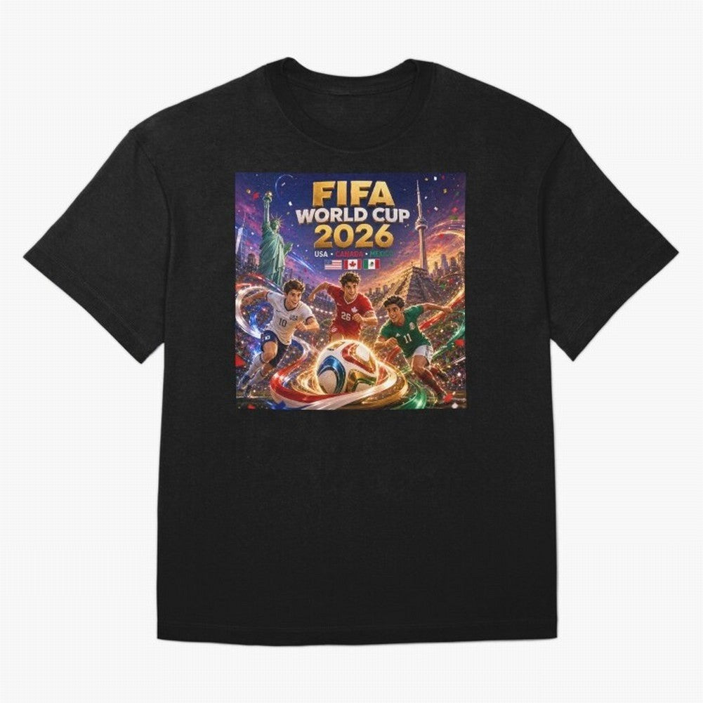 Host Nations Football 2026 #football 2026 Oversized T-Shirt Treasure Match Day Hype around FIFA World Cup 2026 Group Stage, Haaland and Mbappe, Spain and Netherlands, Sports Nostalgia, International Competition, Famous Players and Unforgettable