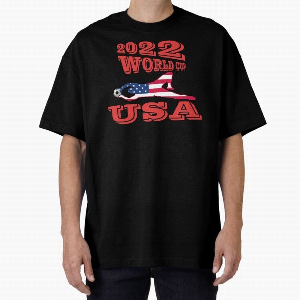 USA, Qatar World Cup 2022 Oversized T-Shirt Bring Trophy Dreams to FIFA World Cup 2026 Group Stage Spirit, Filled with France and Portugal, CR7 and Messi, Tournament Hype, Historic Matchups, Family Viewing Parties and Global Sports Pride; Made for