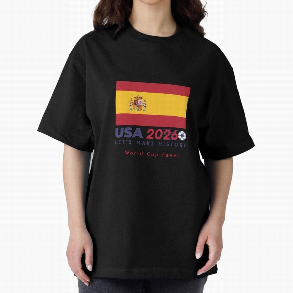 Usa 2026 World Cup Americas Football. Oversized T-Shirt Celebrate National Team Dreams in FIFA World Cup 2026 USA Canada Mexico Spirit, Featuring England, Messi, Championship Spirit, Famous Goals, Roaring Crowds and International Football Unity;