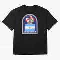 Argentina 2026 Soccer T-shirt Oversized T-Shirt Support FIFA World Cup 2026 Spirit, Made for France and Portugal, CR7 and Messi, Fan Favorite Moments, National Team Passion, Big Match Drama and Soccer History; Made for Die Hard Supporters, Soccer