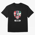 North United America Shield 2026 Cup Oversized T-Shirt Show Match Day Excitement for Global Football Passion for FIFA World Cup 2026, Made for CR7, Argentina, France and Brazil, Match Day Excitement, Supporter Culture, Golden Goals and Global
