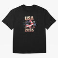 USA Soccer with Red White Blue Stars 2026 Cup T-Shirt_83834283 Oversized T-Shirt Celebrate the Stars of FIFA World Cup 2026 USA Canada Mexico Spirit, Made for Brazil, Messi and Cristiano Ronaldo, Fan Favorite Moments, National Team Passion, Big
