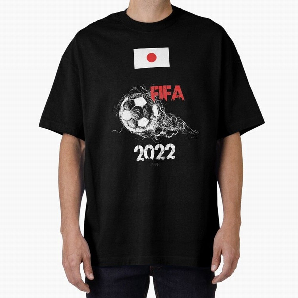 World Cup Qatar 2022 Japan Oversized T-Shirt Bring Bold Fan Energy to the FIFA World Cup 2026 Group Stage Journey through Neymar, Haaland and Cristiano Ronaldo Highlights, Argentina and Brazil Pride, Stadium Memories, Football Loyalty,