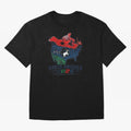 United by Football 2026 North America Soccer Design Oversized T-Shirt Create FIFA World Cup 2026 Centered on Messi, CR7 and Mbappe, Portugal Energy, Football Festival Excitement, Trophy Ambitions, Country Rivalries and Star Player Buzz; Created for