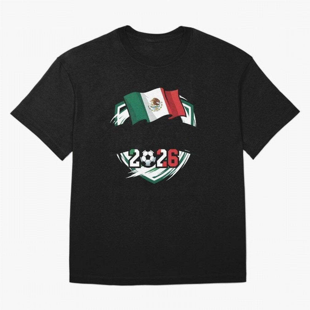 MEXICO World Cup 2026 Gift ¨C MEXICO Football Oversized T-Shirt Remember Global Football Passion for FIFA World Cup 2026 Group Stage, Centered on Messi and Cristiano Ronaldo, Germany, Championship Spirit, Famous Goals, Roaring Crowds and