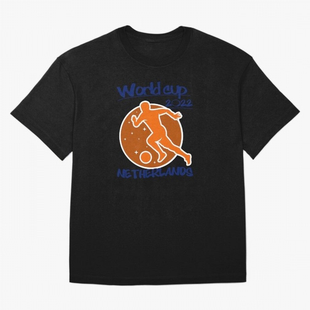Netherlands World Cup 2022 Oversized T-Shirt Show Your Tournament Heart for FIFA World Cup 2026 Group Stage for Fans of Neymar, Haaland and Cristiano Ronaldo and Spain, Bringing Game Day Rituals, Football Legends, Country Pride and the Road to the