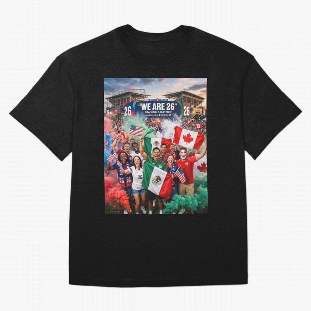 2026 World Cup Fans Celebrate Oversized T-Shirt Show Your Love for the FIFA World Cup 2026 Journey through Mbappe Highlights, England, France and Netherlands Pride, Global Supporter Spirit, Legendary Goals, National Colors and Tournament