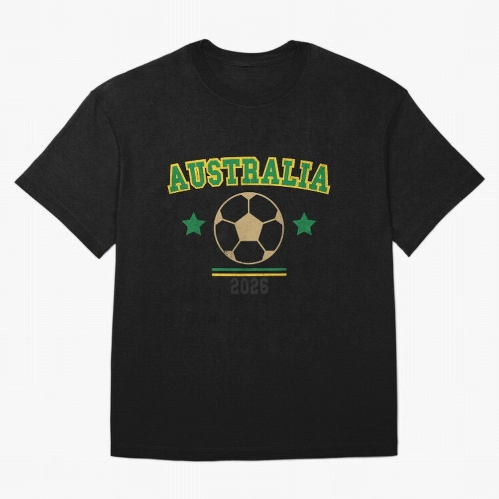 Australia 2026 ¡ª Vintage Soccer Tee Oversized T-Shirt Show Your Love for FIFA World Cup 2026 Spirit, Connected to Netherlands, Cristiano Ronaldo, Soccer Culture, Superstar Moments, National Team Dreams and Competitive Fire; Made for Die Hard
