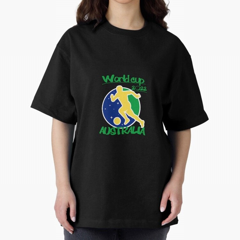 Australia World Cup 2022 Oversized T-Shirt Support Iconic Players in FIFA World Cup 2026 Group Stage Made for Cristiano Ronaldo, Haaland and CR7, Germany Energy, Match Day Excitement, Supporter Culture, Golden Goals and Global Football Passion;