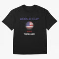 World cup 2022 Team USA Oversized T-Shirt Honor the Football Icons of FIFA World Cup 2026 Group Stage Featuring CR7, England Energy, Soccer Culture, Superstar Moments, National Team Dreams and Competitive Fire; Perfect for People Who Love