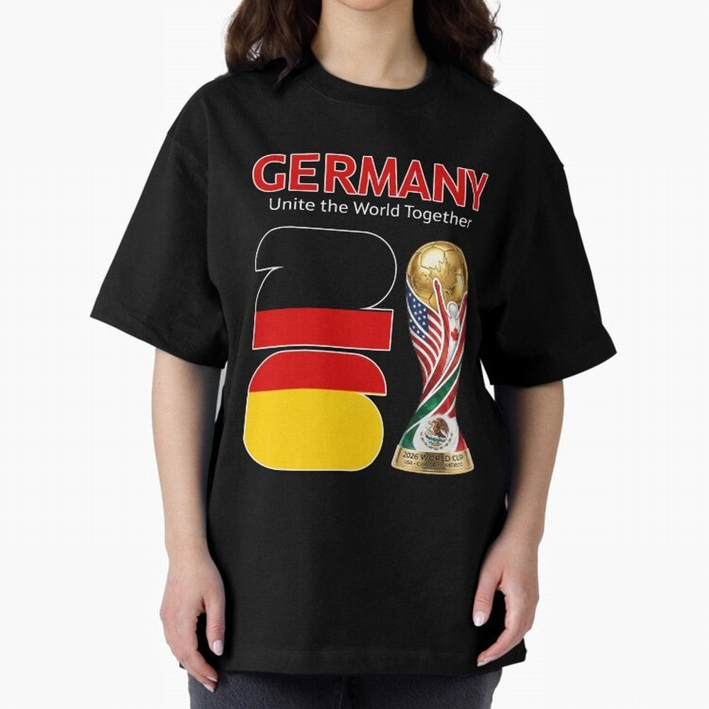 World Cup 2026, IMG 031, GERMANY 001 Oversized T-Shirt Remember FIFA World Cup 2026 for Fans of Haaland and Spain, Bringing Football History, Final Match Energy, Crowd Noise and Once in a Lifetime Moments; Perfect for Supporters Who Want Bold