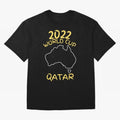 Socceroos World Cup 2022 Qatar Oversized T-Shirt Bring Match Day Fire to the FIFA World Cup 2026 USA Canada Mexico Journey through Haaland and Mbappe Highlights, Germany Pride, Football History, Final Match Energy, Crowd Noise and Once in a