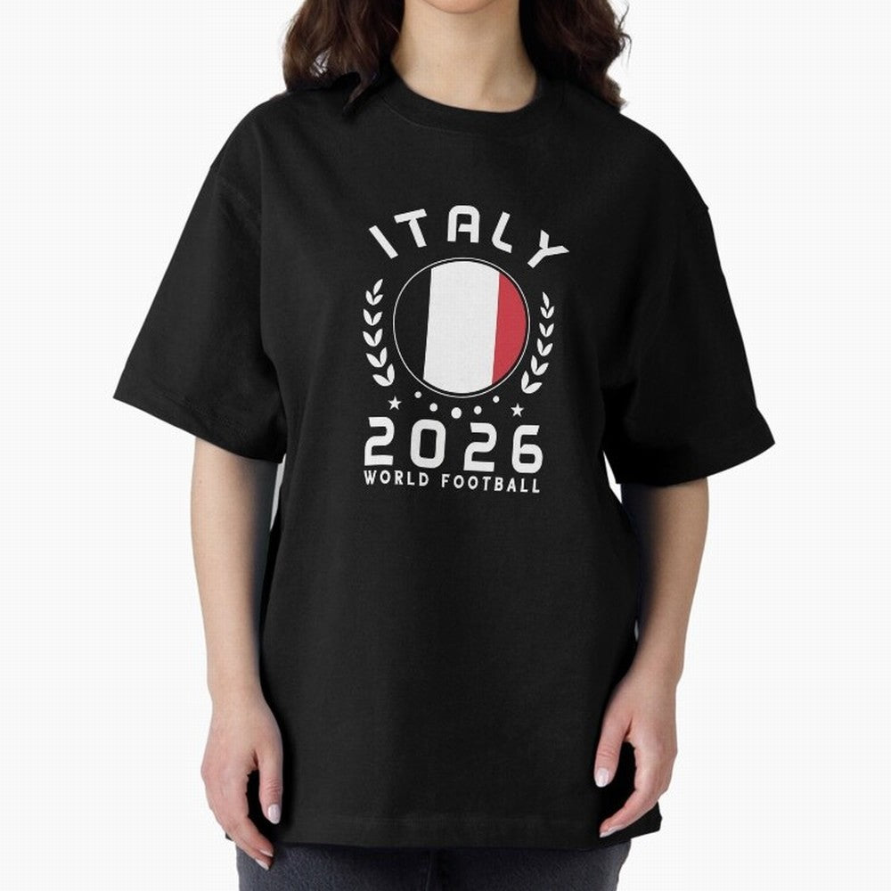 World Cup 2026 Italy Football Fan Italian Supporter T-Shirt_88563599 Oversized T-Shirt Bring Champion Energy into Global Football Passion for FIFA World Cup 2026 USA Canada Mexico, Made for Haaland and Mbappe, England, Stadium Memories, Football
