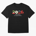 Football 2026 Usa Canada Mexico Oversized T-Shirt Stand with Global Football Passion for FIFA World Cup 2026, Inspired by Messi, Neymar and Mbappe, Argentina and Brazil, Champion Mindset, Group Stage Buzz, Knockout Tension and Passionate Fan